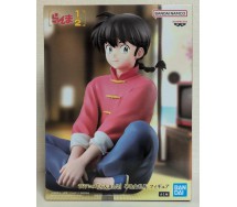 RANMA 1/2 SAOTOME Figure Statue 14cm MALE VERSION sitting Banpresto