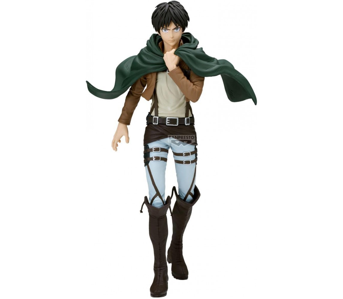 ATTACK ON TITAN EREN YEAGER Figure Statue 28cm Series GRANDISTA BANPRESTO
