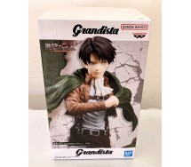 ATTACCO GIGANTI Figura LEVI ACKERMAN 28cm Serie GRANDISTA BANPRESTO Attack Titan