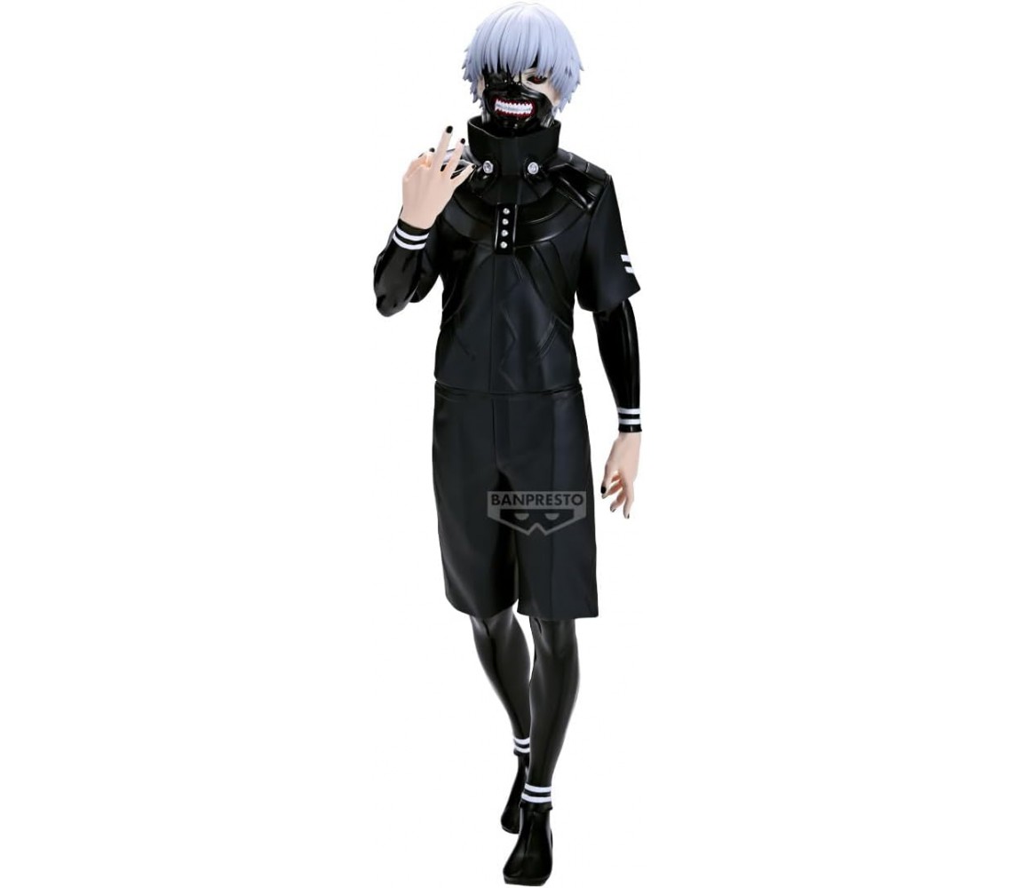 TOKYO GHOUL Figura Statua KEN KANEKI 27cm Serie GRANDISTA Originale BANPRESTO
