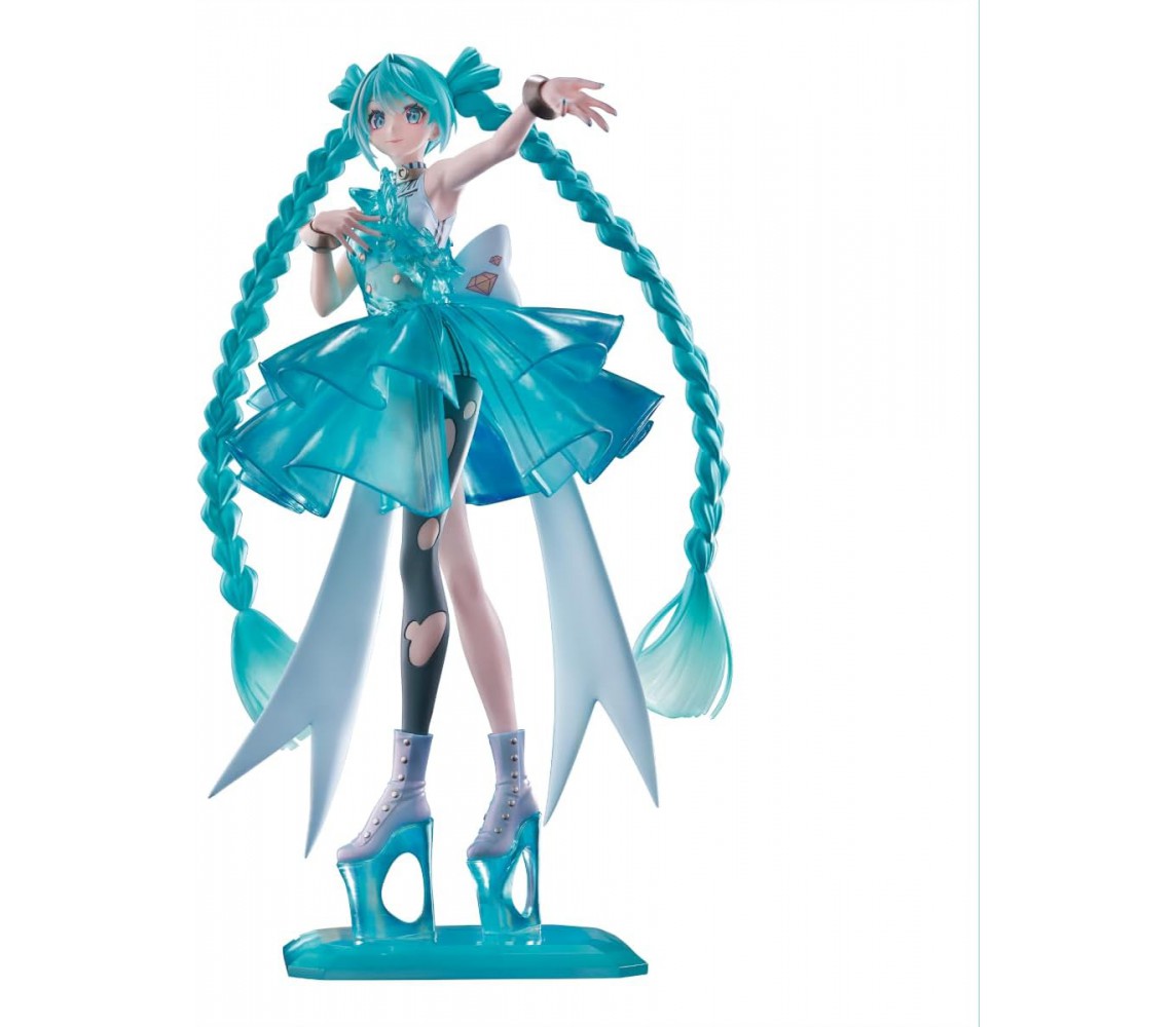 HATSUNE MIKU EmeraldGem Figure Statue 18cm EVOLVE Clearluxe Banpresto