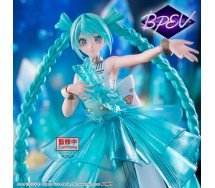 HATSUNE MIKU Figura Statua EMERALD GEM 18cm BANPRESTO serie EVOLVE Clearluxe