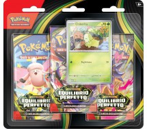Pokemon EQUILIBRIO PERFETTO Carte ITALIANO Pack 3 Buste CHICORITA MEGAEVOLUZIONE
