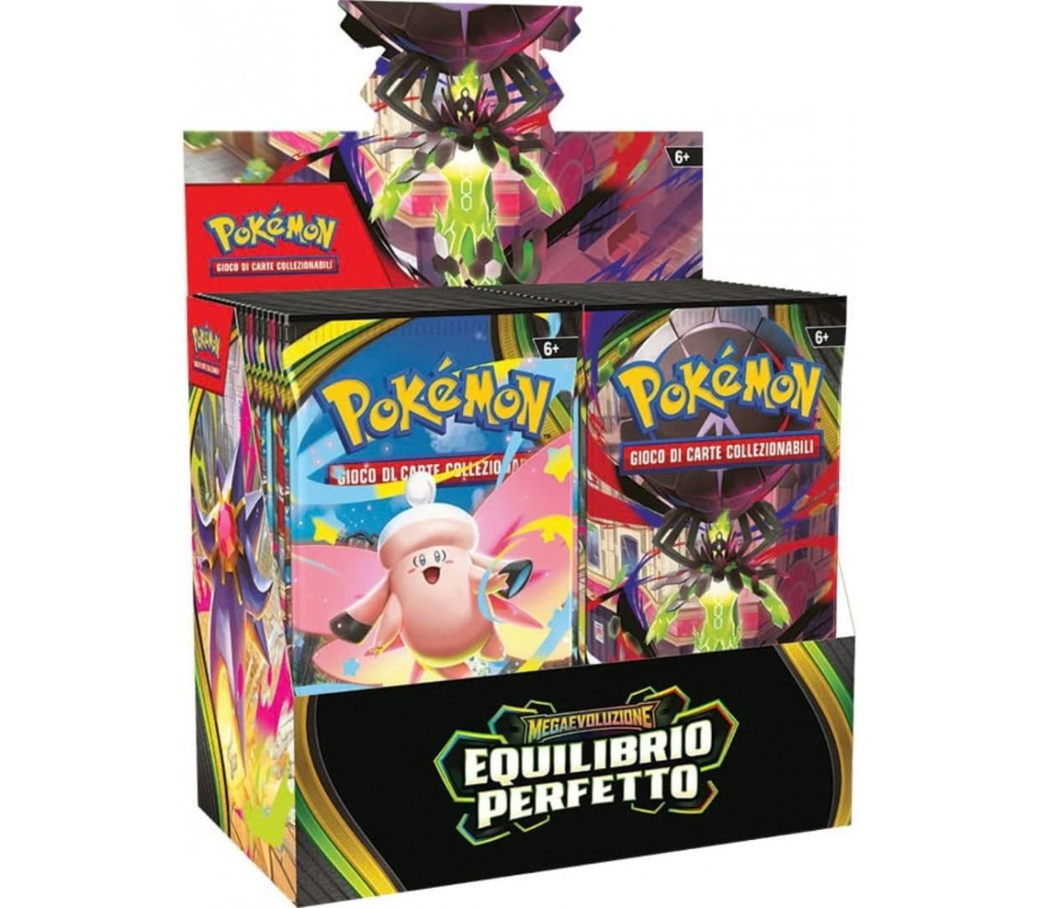 POKEMON Equilibrio Perfetto Carte MEGAEVOLUZIONE Box SIGILLATO 36 Buste ITALIANO
