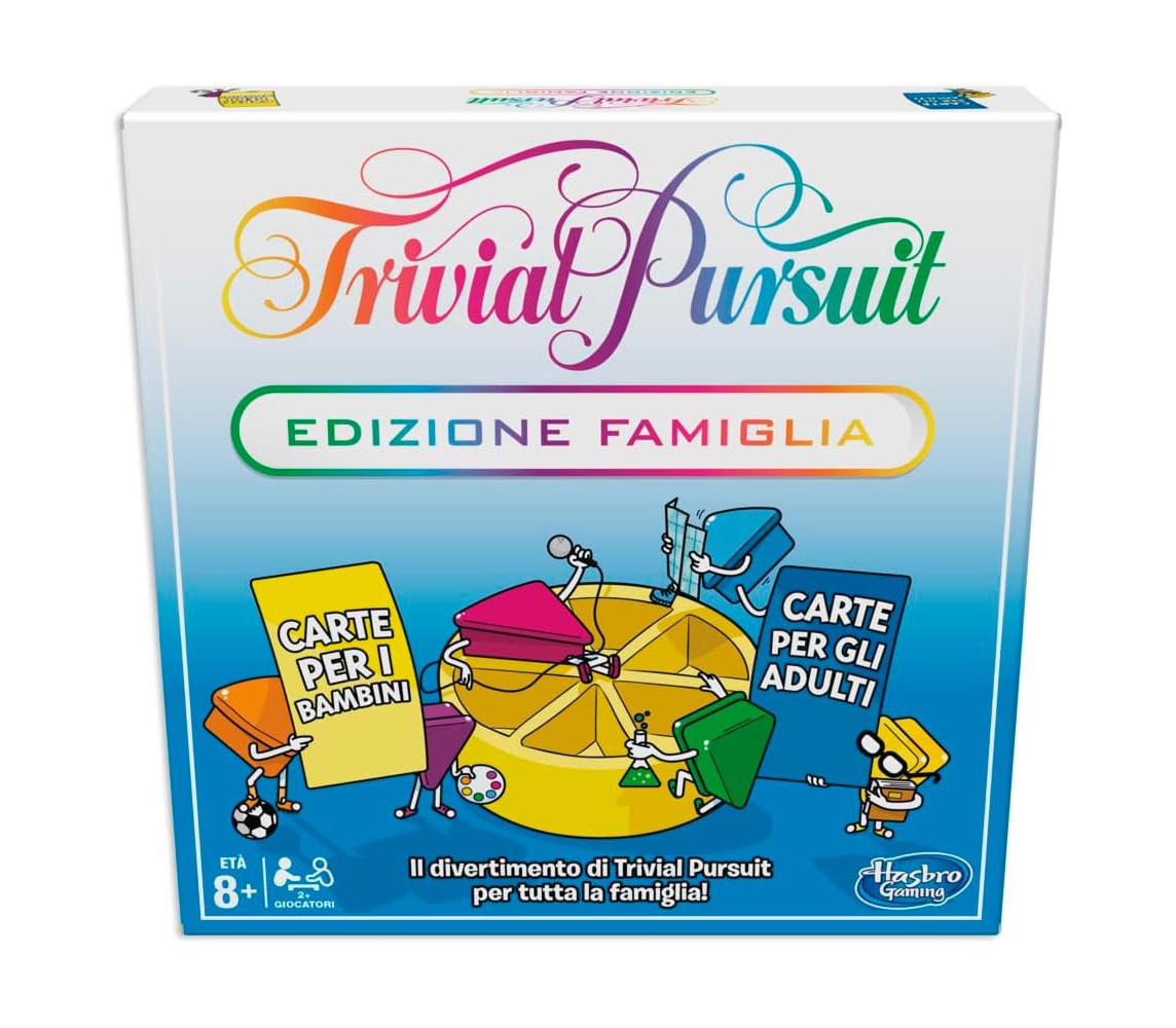 TRIVIAL PURSUIT IN ITALIAN Board Game Hasbro