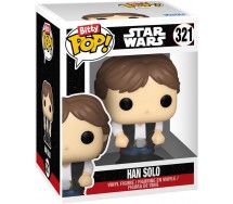 STARWARS Han Solo Figure 2cm with Millenium Falco Funko POP BITTY 321