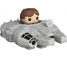 STARWARS Han Solo Figure 2cm with Millenium Falco Funko POP BITTY 321