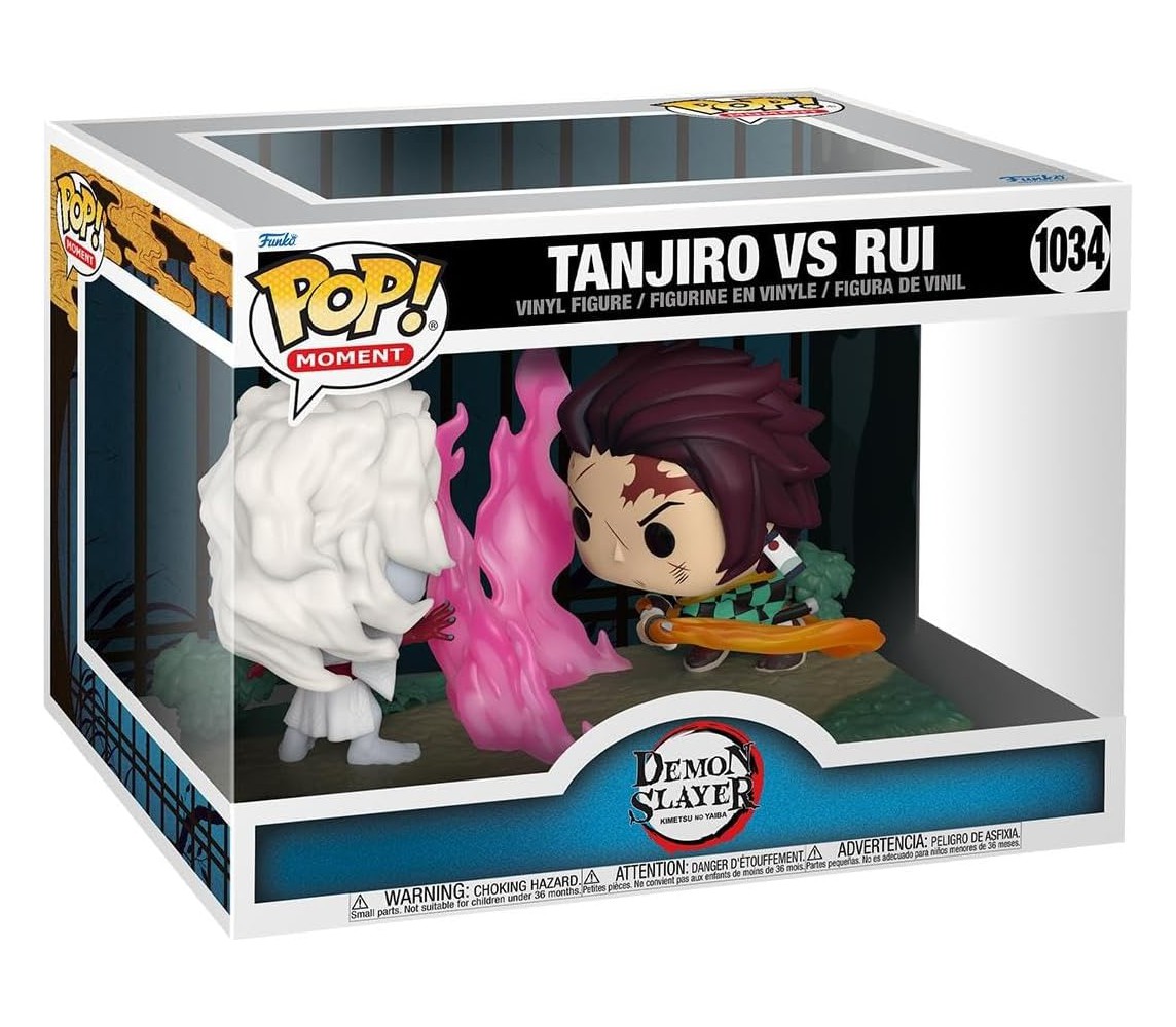 DEMON SLAYER Special BOX 2 Figure TANJIRO e RUI 10cm POP FUNKO 1034