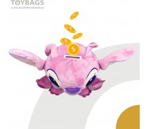 OFFERTA BIS SOLO AMAZON !! Peluche ANGEL 20cm Parlante Lingua INGLESE Frasi del Film Originale DISNEY Lilo e Stitch UFFICIALE