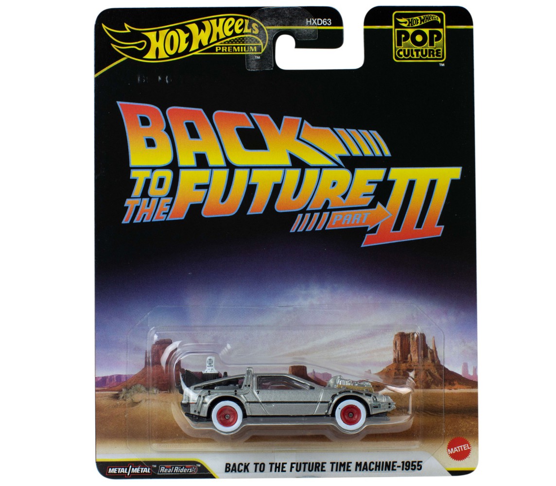 copy of Modello Auto TIME MACHINE 2 da RITORNO AL FUTURO 2 Normal Version DELOREAN 1/64 Hot Wheels FLD13