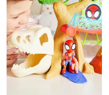 SPIDEY DINO WEBS Spiderman Big Treehouse 38cm tall Original Spider Man Hasbro F9477