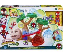 SPIDEY CASA ALBERO Dino Webs GRANDE PLAYSET 38cm SpiderMan Original Hasbro F9477