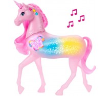 BARBIE Interactive UNICORN HORSE with Lights and Sounds Original MATTEL JCP78
