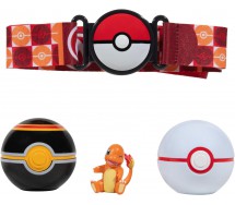 copy of POKEMON Clip 'n' Go CINTURA Porta Sfere con Figura PIKACHU In piedi che ride e 2 POKEBALL Originale Ufficiale