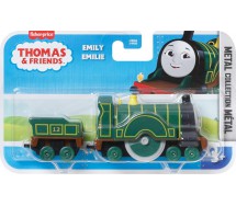 TRENINO THOMAS EMILY Locomotiva METALLO con rimorchio FISHER PRICE 15cm HNN53