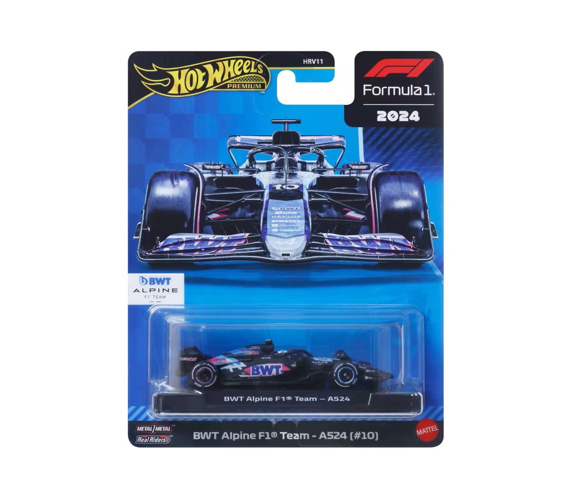 BROKEN PACKAGE BWT Modello F1 A524 PIERRE GASLY 10 Die Cast Model car VF-24 1/64 8cm Hot Wheels JBM21