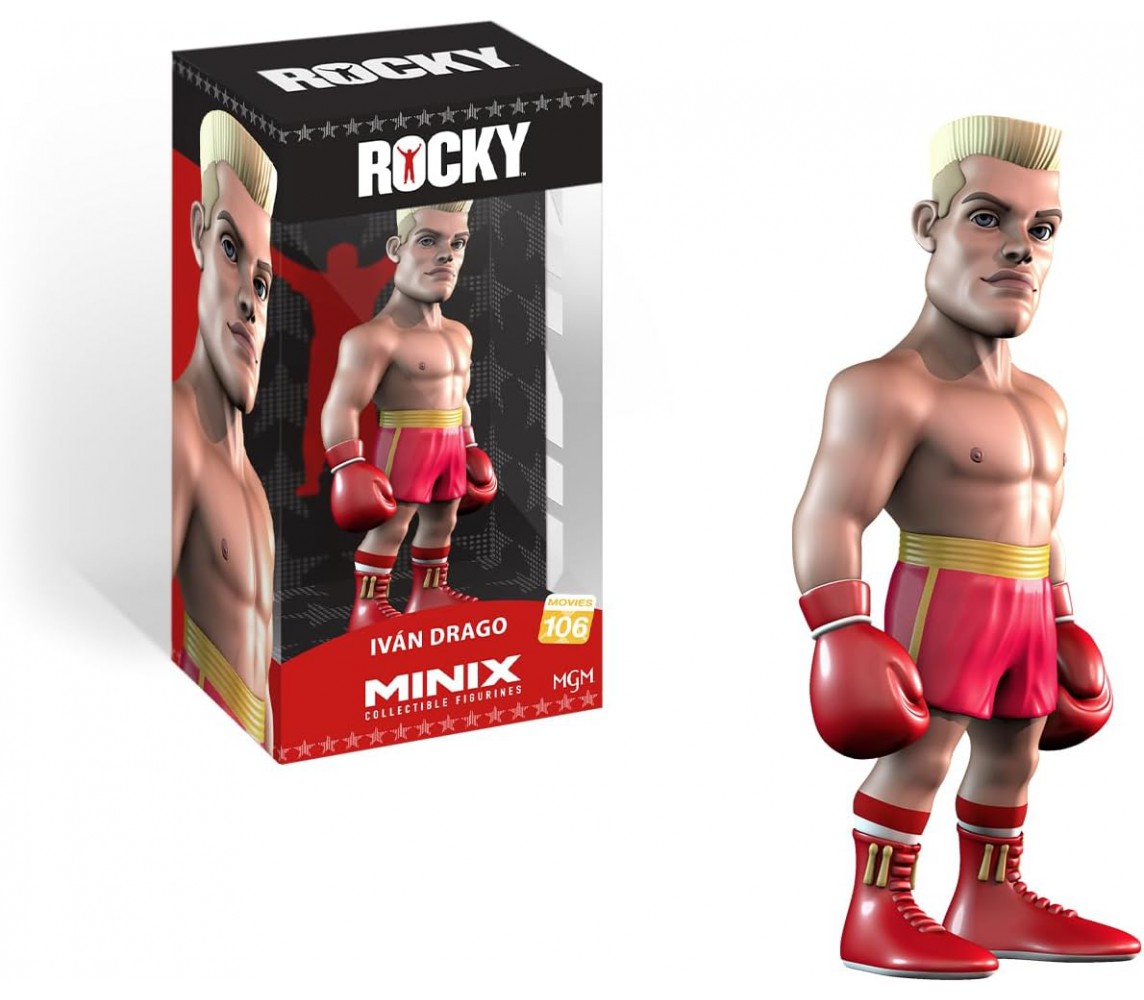 ROCKY BALBOA FIGURE IVAN DRAGO Statue 12cm Original MINIX Serie MOVIES 106