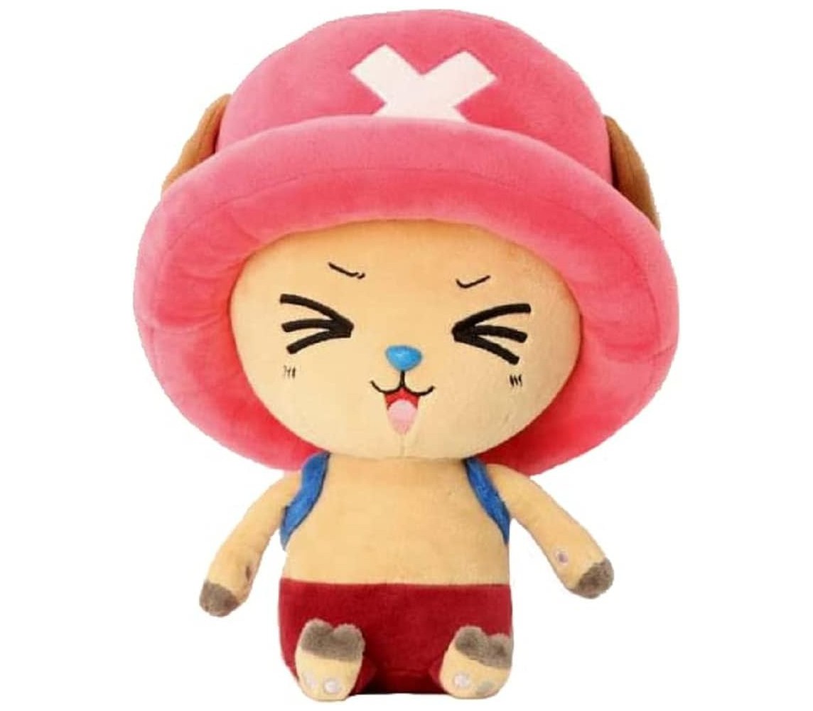CHOPPER ONE PIECE Peluche TONY TONY 25cm Originale SAKAMI Occhi Chiusi UFFICIALE