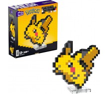 BROKEN PACKAGE POKEMON PIKACHU Playset PIXEL ART Building Blocks 400 Pieces Mega Construx HTH74