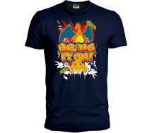 copy of POKEMON T-Shirt Maglietta GRIGIA 4 personaggi GOTTA CATCH EM ALL Originale UFFICIALE