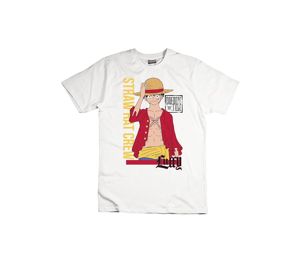 ONE PIECE Straw Hat Crew CHILD T-Shirt WHITE ANIME MANGA OFFICIAL Licensed