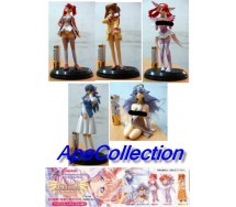 RARO SET 5 Figure Gashapon ANGELIUM Serie HENTAI DIGITAL GALS PARADISE D.G.P. DGP Originali JAPAN