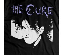 THE CURE Adult T-Shirt Black ROBERT SMITH Original NEW WAVE MUSIC OFFICIAL Licensed