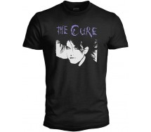 THE CURE Adult T-Shirt Black ROBERT SMITH Original NEW WAVE MUSIC OFFICIAL Licensed