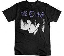 THE CURE Adult T-Shirt Black ROBERT SMITH Original NEW WAVE MUSIC OFFICIAL Licensed