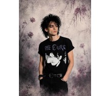 THE CURE Adult T-Shirt Black ROBERT SMITH Original NEW WAVE MUSIC OFFICIAL Licensed