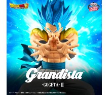 DRAGON BALL Banpresto Figura GOGETA SS Ver 2 Serie GRANDISTA 25cm Originale