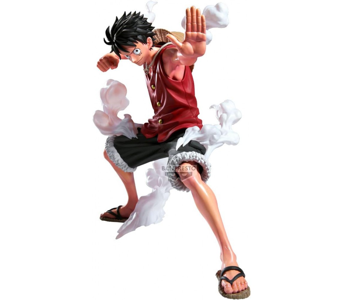 ONE PIECE Figura LUFFY GEAR 2 second MAXIMATIC PLUS 21cm BANPRESTO Bandai