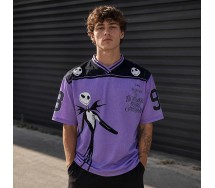 NIGHTMARE BEFORE CHRISTMAS Men Oversize T-Shirt in Perforated Tissue