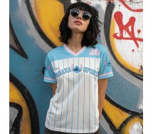 LILO and STITCH OHANA SPORT Oversized Women T-Shirt in Perforated Tissue