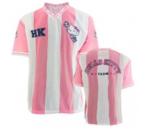 HELLO KITTY T-shirt Maglietta Oversize Donna in Tessuto Traforato