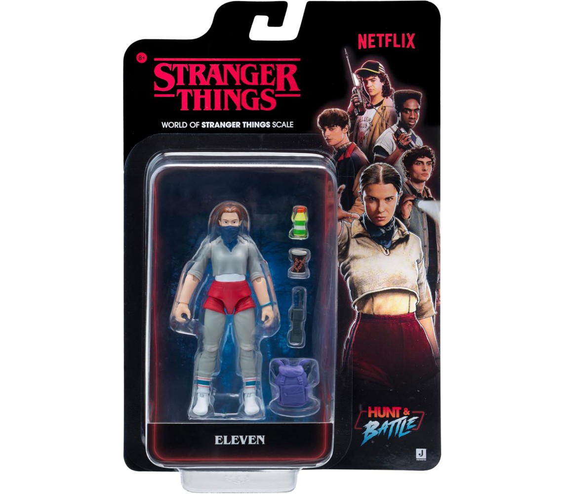 STRANGER THINGS ELEVEN UNDICI Figura Action 10cm POSABILE Originale Jazwares