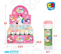 SOAP BUBBLE Party Box Display 36 BOTTLES 60ml UNICORN Dulcop