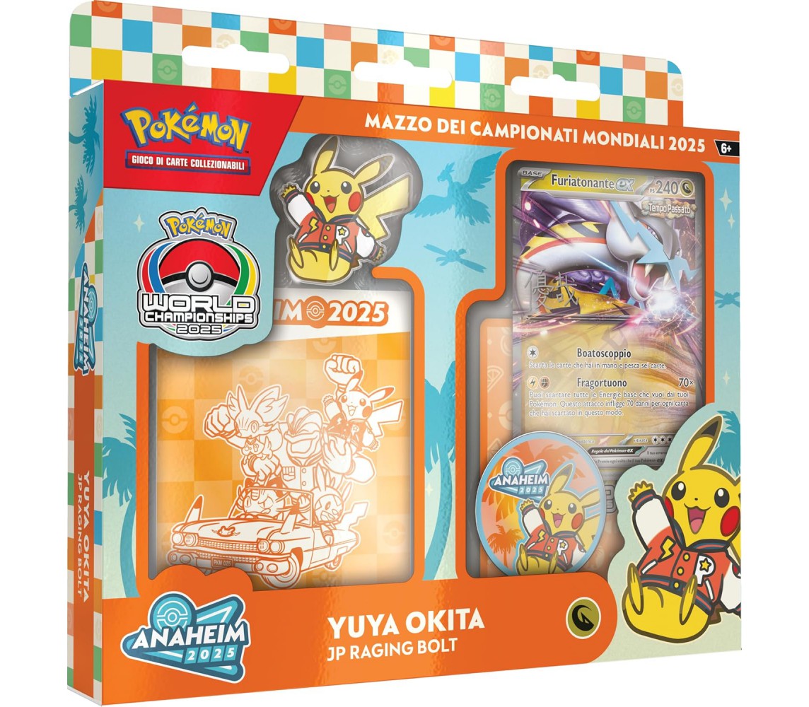 Carte POKEMON MAZZO MONDIALI 2025 Collezione YUYA OKITA ITALIANO