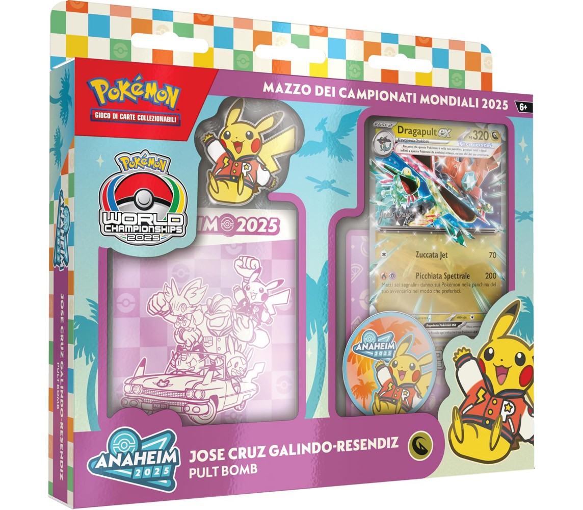 Carte POKEMON MAZZO MONDIALI 2025 Collezione JOSE CRUZ ITALIANO