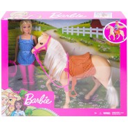 BARBIE With Horse and Hat Equestrian 30cm Original Mattel FXH13