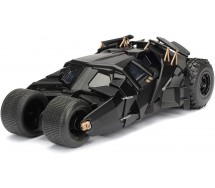 Modello Auto TUMBLER NERO Batmobile BATMAN THE DARK KNIGHT 19cm Scala 1/24 CON FIGURA Originale JADA Toys
