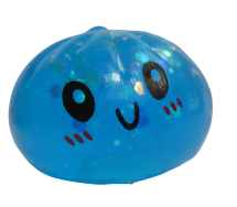 DUMPLING Raviolo GLITTER Antistress Squishy MINI 5cm 1 PEZZO Colore CASUALE
