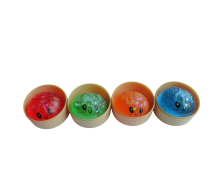 DUMPLING Ravioli GLITTER Set 4 Diversi Colori 5cm Antistress Squishy VIRALI