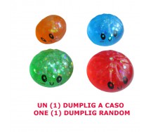 DUMPLINGS MINI Squishy GLITTER Ravioli 1 RANDOM 5cm Color BAO Squeeze Toy SQUEEZY