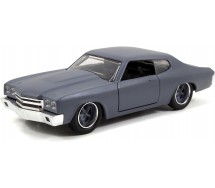 FAST FURIOUS Model Car DieCast DOM 's CHEVROLET CHEVELLE SS Scale 1/32 ORIGINAL Jada Toys
