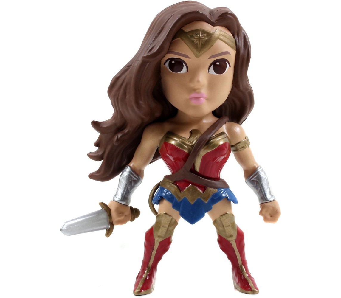 WONDER WOMAN Batman vs Superman M7 Statue 10cm DieCast METAL Dc Comics JADA Toys