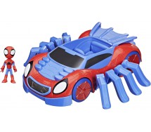 BROKEN PACKAGE SPIDEY Spiderman Playset VEHICLE WEB CRAWLER with 1 fugure Original Hasbro F1460