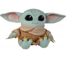 Star Wars Mandalorian Plush POSABLE  30cm BABY YODA GROGU ORIGINALE Disney