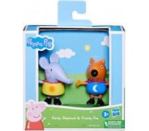 PEPPA PIG Box Set 2 Figures 7cm Emily Elephant and Freddy Fox HASBRO F7653