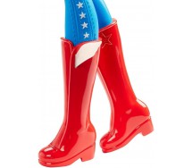 WONDER WOMAN BOX ROTTO BAMBOLA 30cm RARA Suoni Luci DC COMICS Mattel DTR13